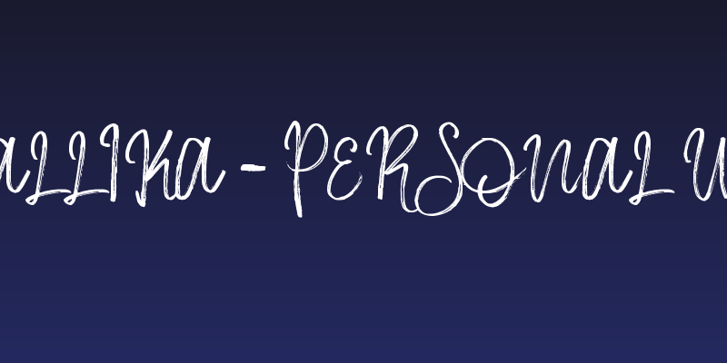 Mallika - Personal use Social Header