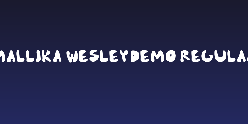 Mallika Wesley Demo Regular Social Header
