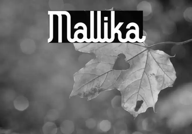 Mallika Font examples