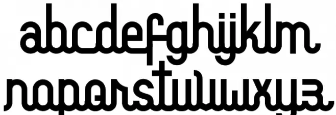 Mallika خط أحرف صغيرة