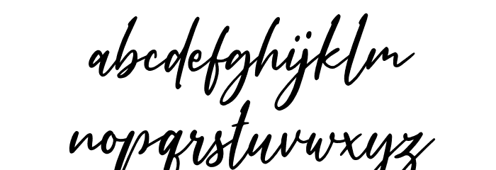 Mallinkha Font LOWERCASE