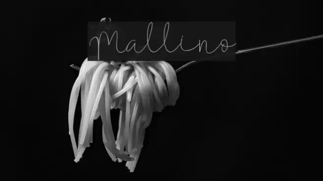 Mallino Font examples