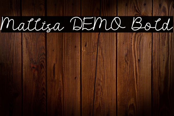 Mallisa DEMO Bold Example 2