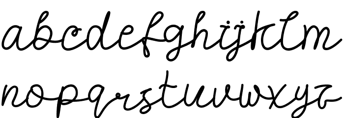 Mallisa DEMO Bold Font LOWERCASE