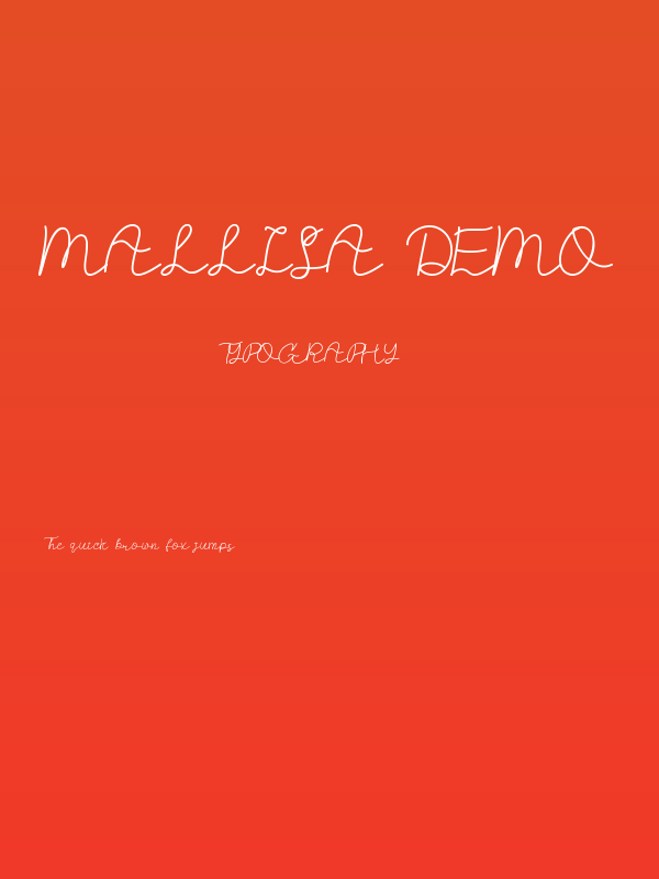 Mallisa DEMO Poster