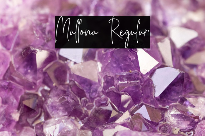 Mallona Regular Example 1