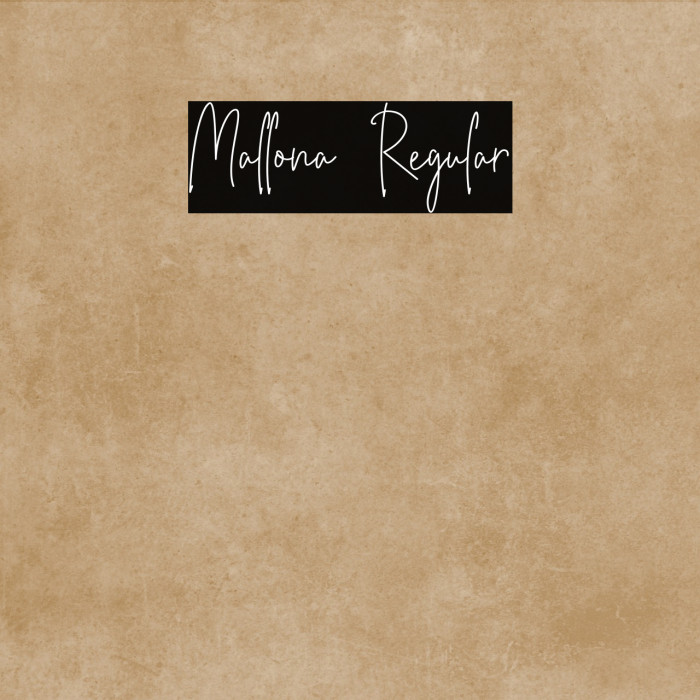 Mallona Regular Example 2