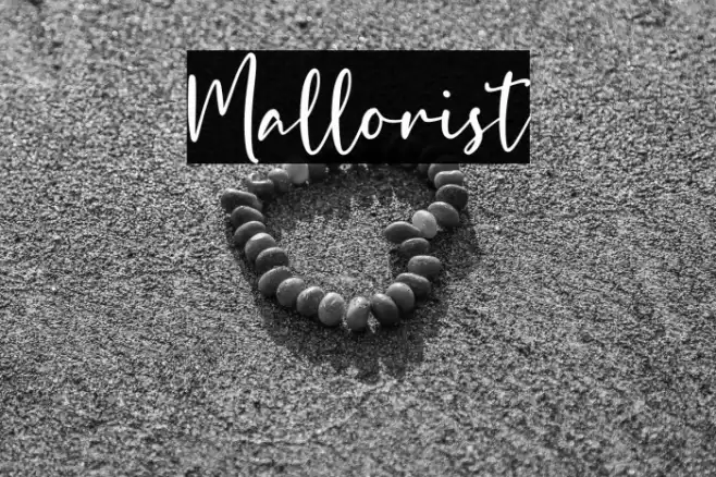 Mallorist Font examples