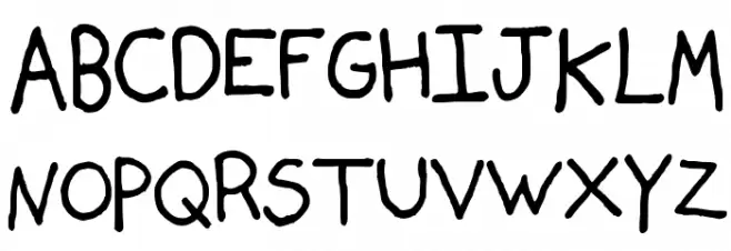 Mallory Maloney's Handwriting 字体 大写