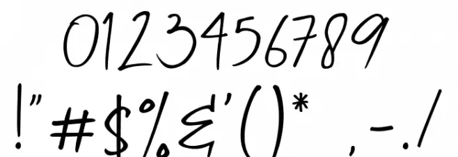 Mallory Quon Font OTHER CHARS