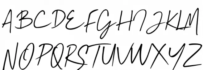 Mallory Quon Schriftart Groß