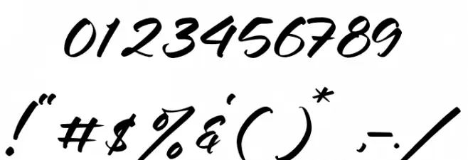 Mallory Santiago Font OTHER CHARS
