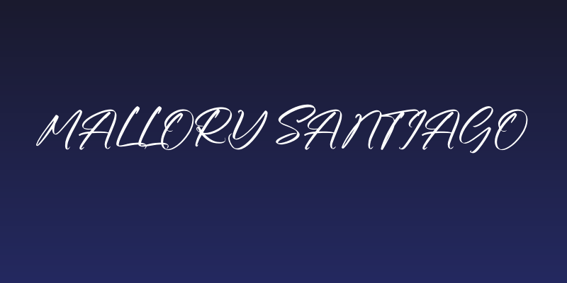 Mallory Santiago Social Header