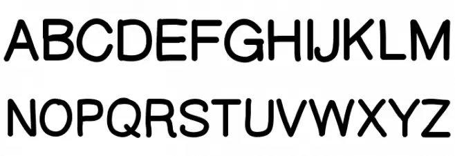 Mallow Font Litere mari