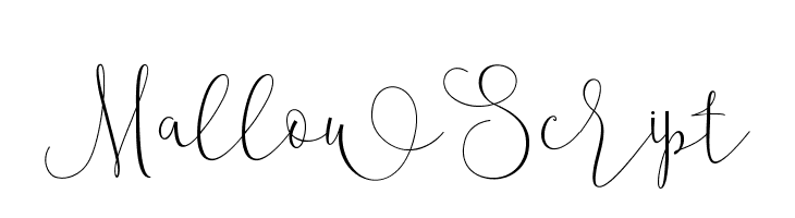 MallowScript  les polices de caractères gratuit tlcharger