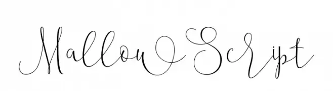 MallowScript  Frei Schriftart Herunterladen