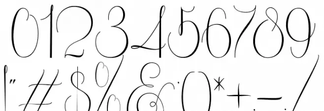 MallowScript Font OTHER CHARS