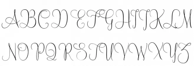 MallowScript Fonte MAIÚSCULAS