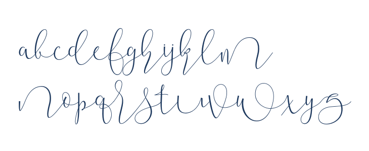 MallowScript Lowercase