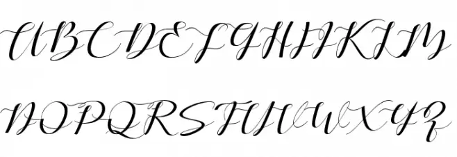 Mallvirra Schriftart Groß