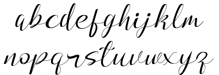 Mallvirra Font LOWERCASE