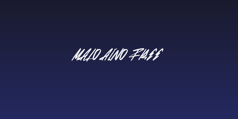 Malo Aino Free Social Header