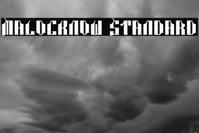 Malocknow Standard Font examples