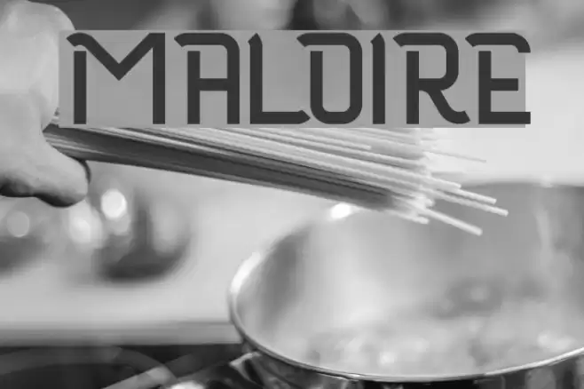Maloire Font examples