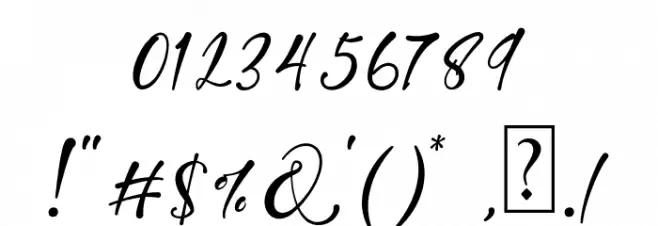 Malona Font OTHER CHARS