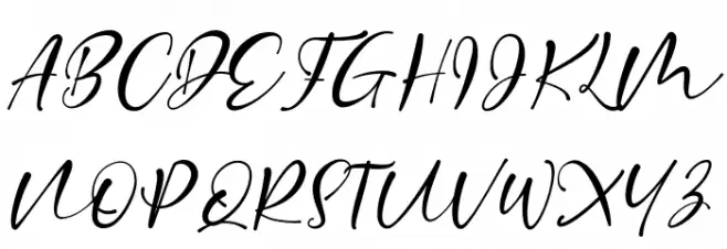 Malona Schriftart Groß