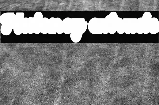 Maloney extrude Font examples