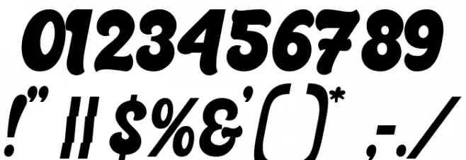 Maloney Font OTHER CHARS