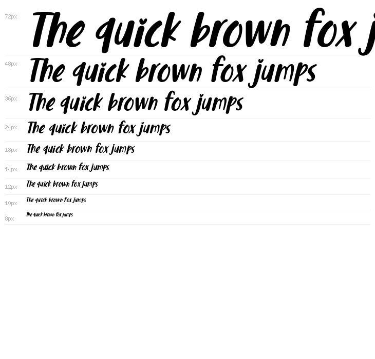 Malove Italic Waterfall