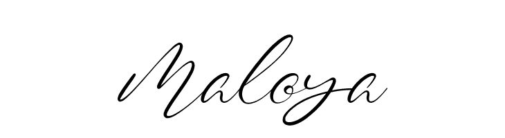 Maloya  免费字体下载