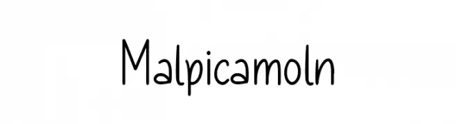 Malpicamoln  baixar fontes gratis