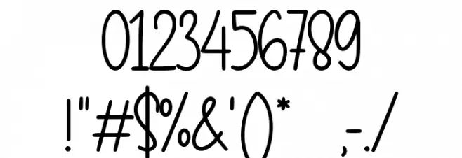 Malpicamoln Font OTHER CHARS