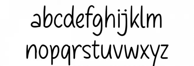 Malpicamoln 字体 小写
