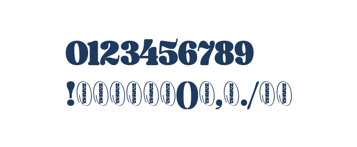 Malrin DEMO Regular Other Characters