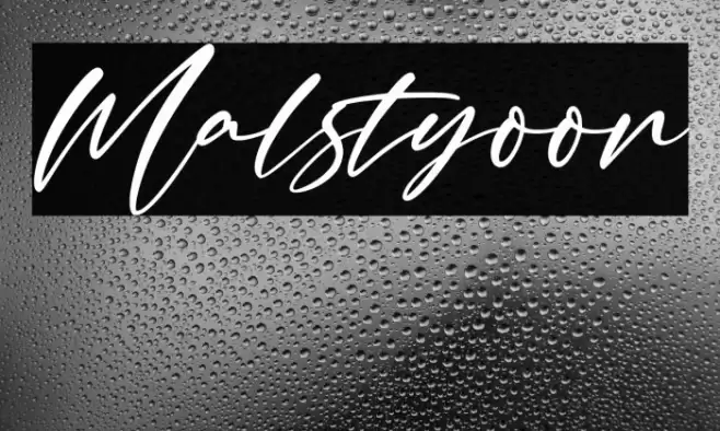 Malstyoor Font examples