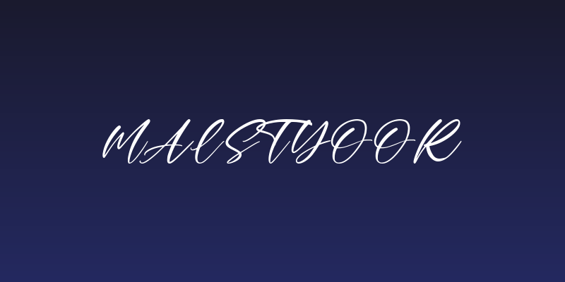 Malstyoor Social Header