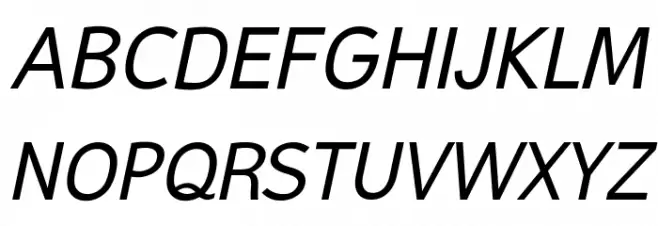 Malter Sans Italic Demo フォント 大文字