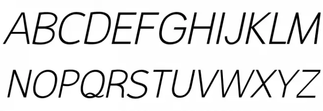 Malter Sans Light Italic Demo Polices MAJUSCULES