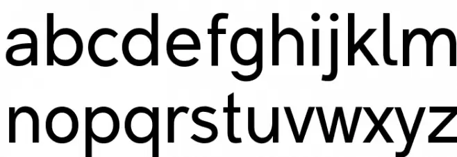 Malter Sans Regular Demo Schriftart Kleinbuchstaben