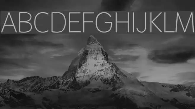 Malter Sans Thin Demo Font examples