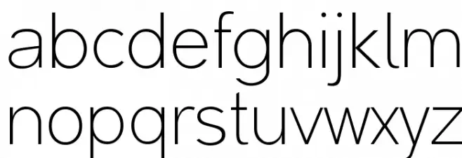 Malter Sans Thin Demo フォント 小文字