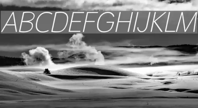 Malter Sans Thin Italic Demo Font examples