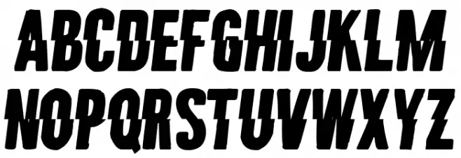 Malum Illegitimi Schriftart Groß