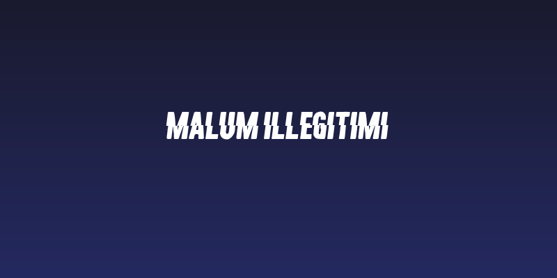 Malum Illegitimi Social Header