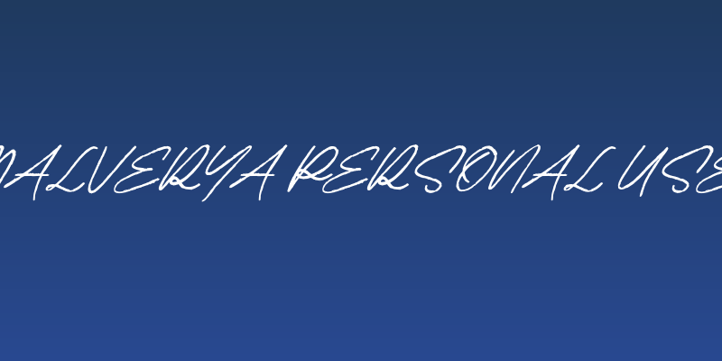 Malverya Personal Use Social Header
