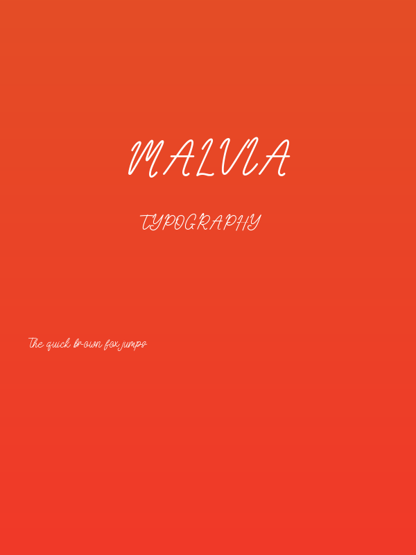 Malvia Poster